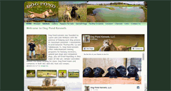 Desktop Screenshot of dogpondkennels.com